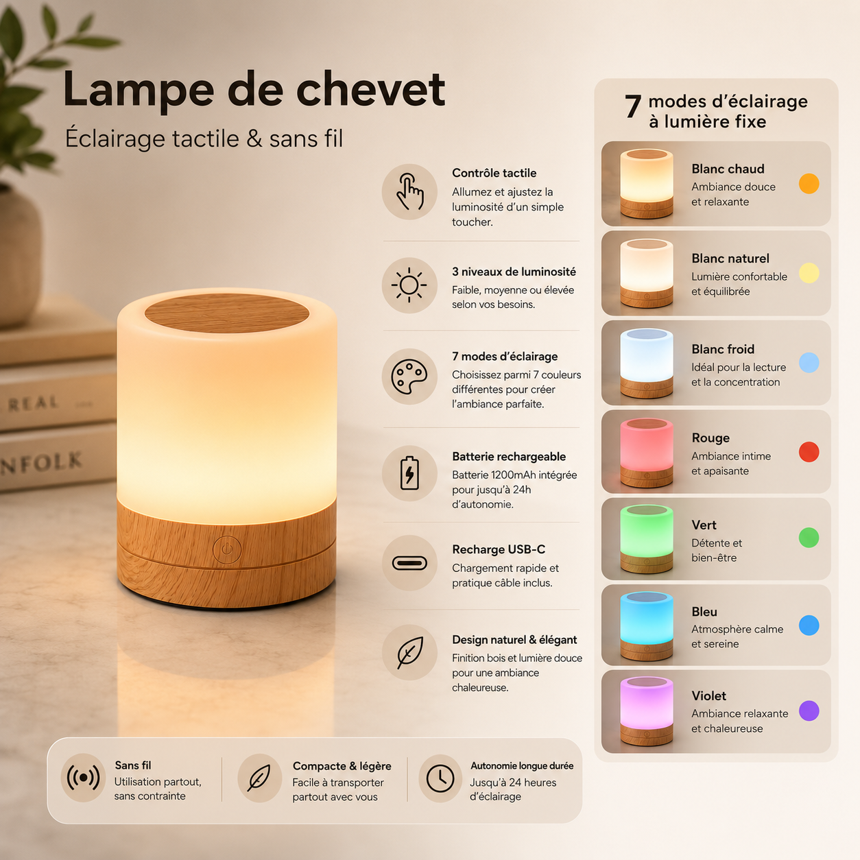 Lampe de chevet - Lyse