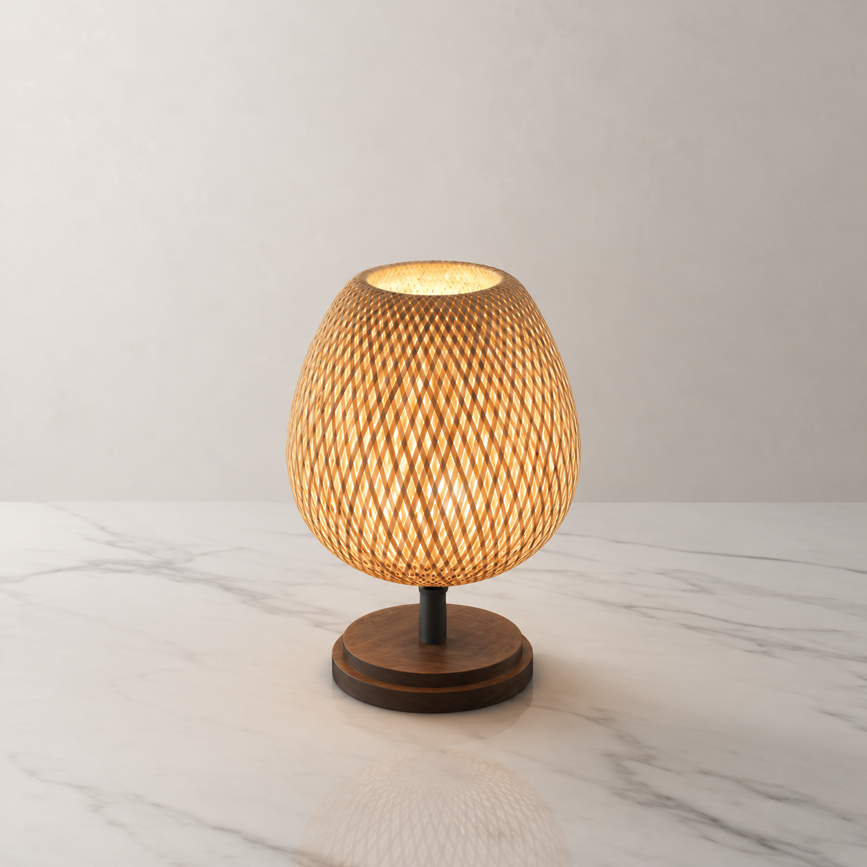 Lampe de table en rotin - Byre