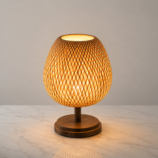 Lampe de table en rotin - Byre