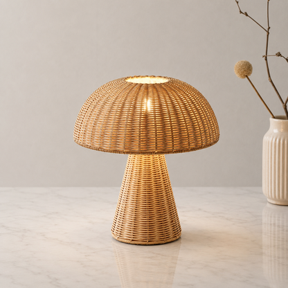 Lampe de table en rotin - Olen
