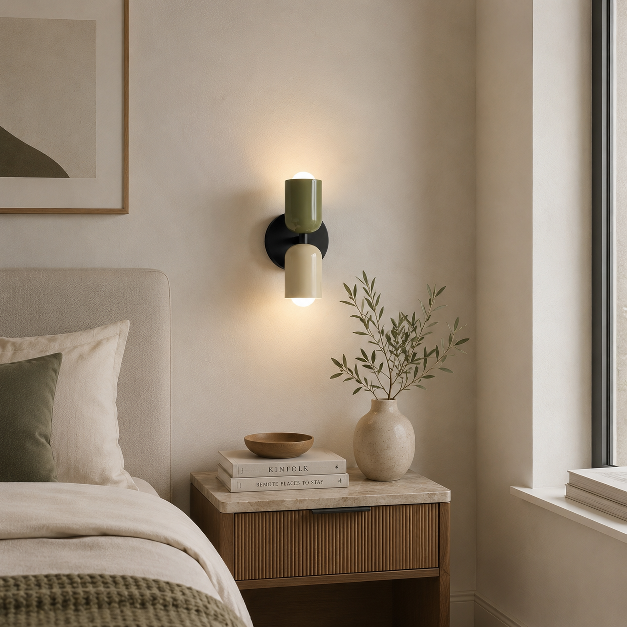 Lampe Murale Design à Deux Têtes - Isatis