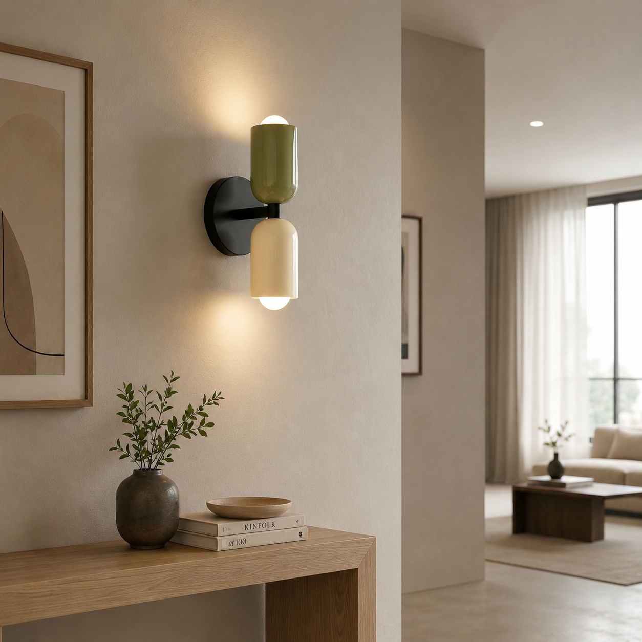 Lampe Murale Design à Deux Têtes - Isatis