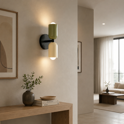 Lampe Murale Design à Deux Têtes - Isatis